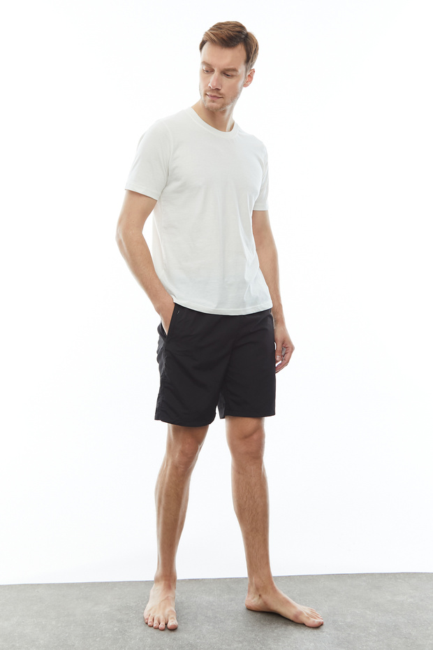 Erkek Uzun Deniz Şortu - 5