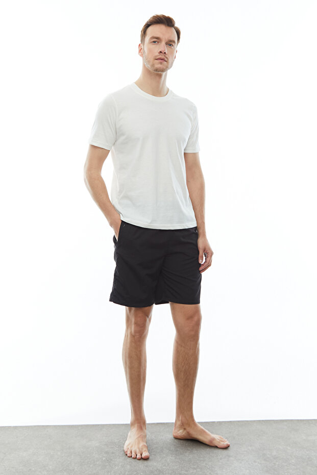 Erkek Uzun Deniz Şortu - 4