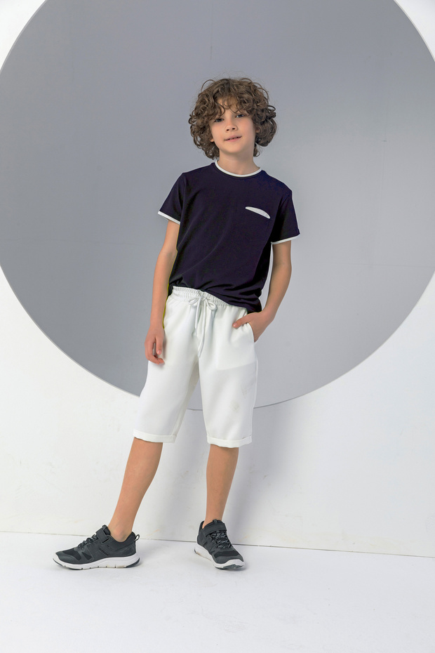 Boy's Basic T-Shirt with Pocket Detail - New Product