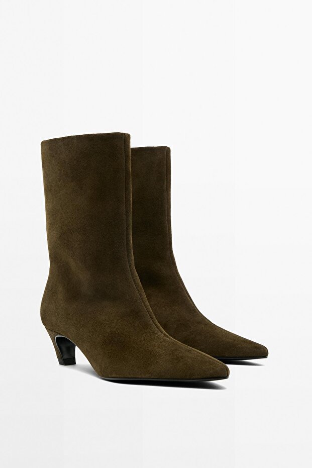 Topuklu süet bot - 2