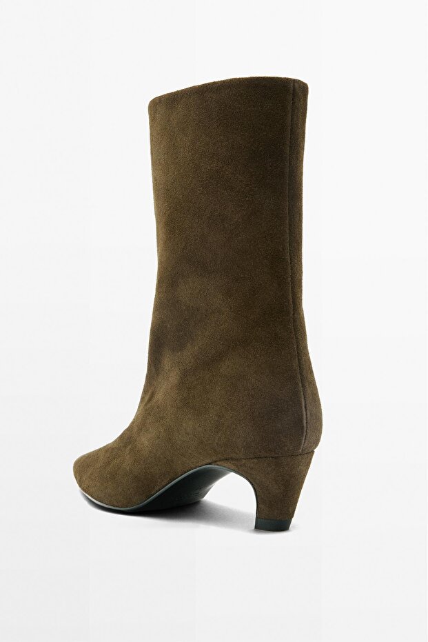 Topuklu süet bot - 4