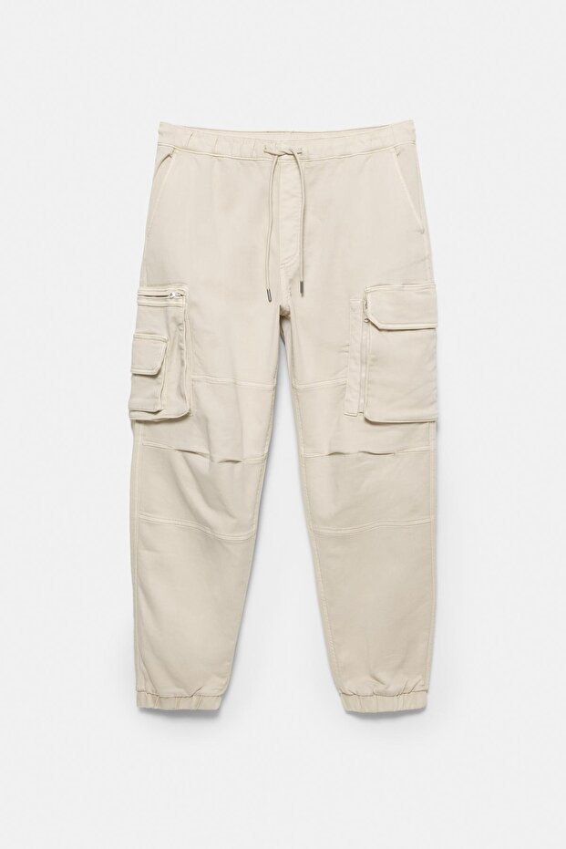 بنطال رياضي مريح متعدد الجيوب - 6