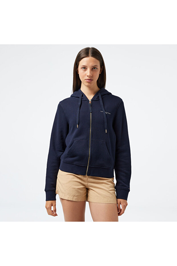 Kadın Mavi Sweatshirt - 1