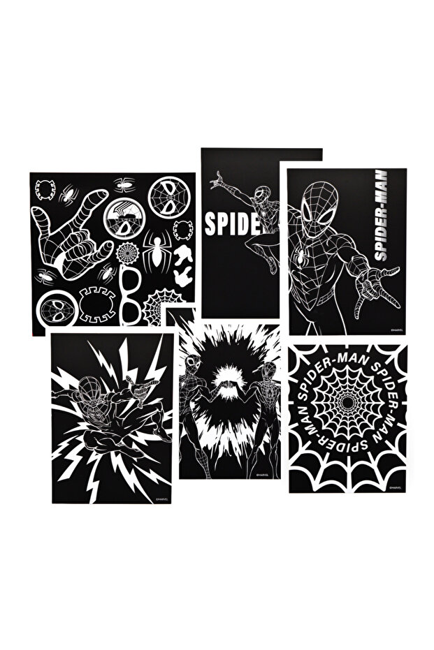 - رسومات سبايدرمان الخربشية - 8 قطع - 4