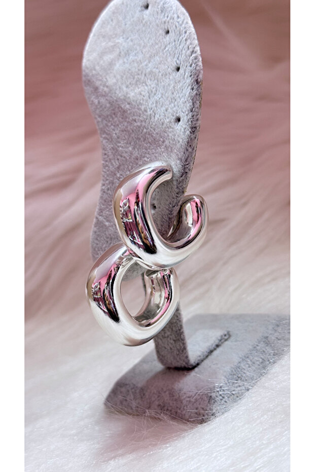 Xuping Steel Silver Earrings