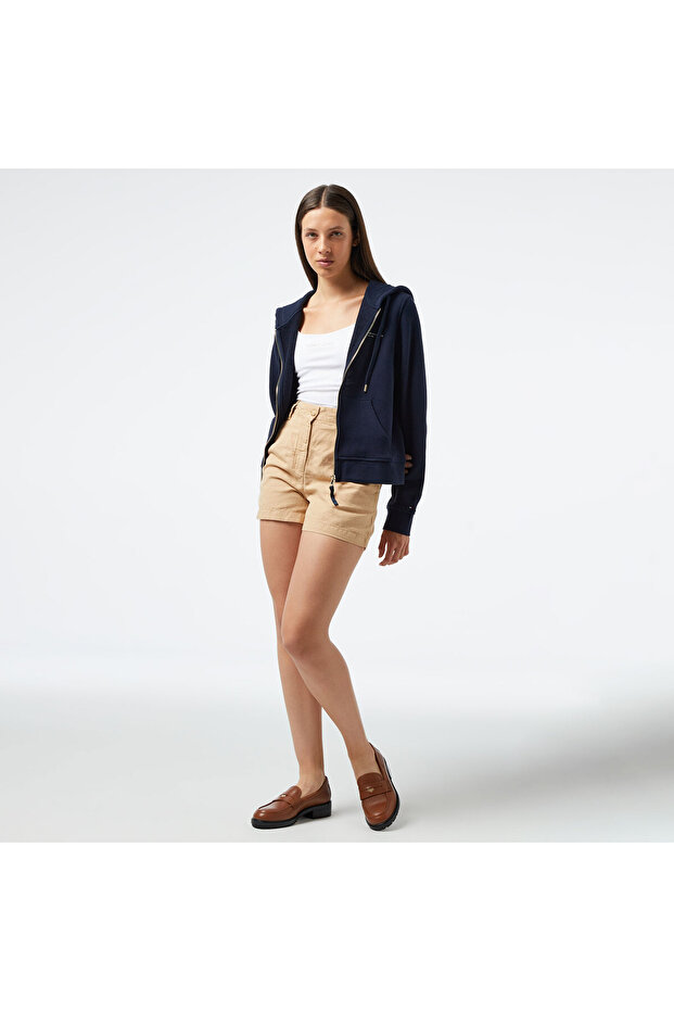 Kadın Mavi Sweatshirt - 3