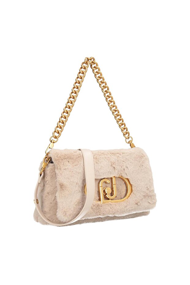 Krem Askılı Çanta - 3