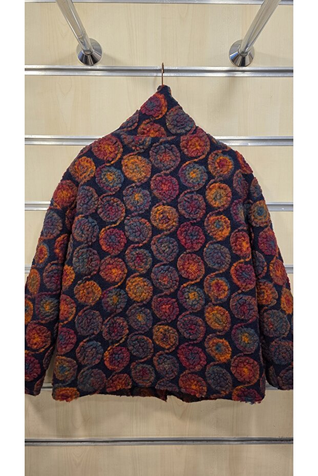 معطف من اللباد بأزرار - 5