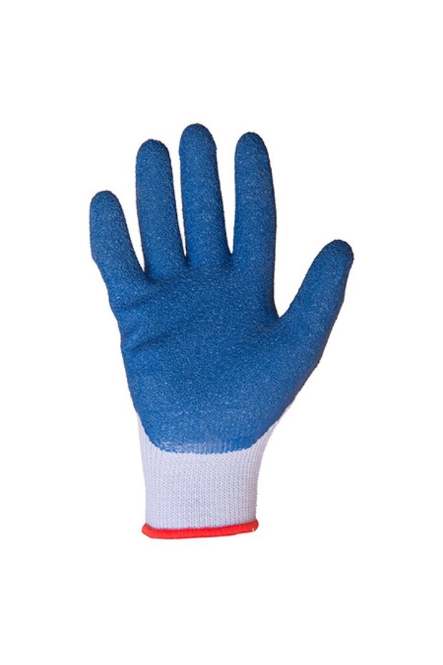 EXTRA POLYESTER GLOVES WITH LATEX - (9)