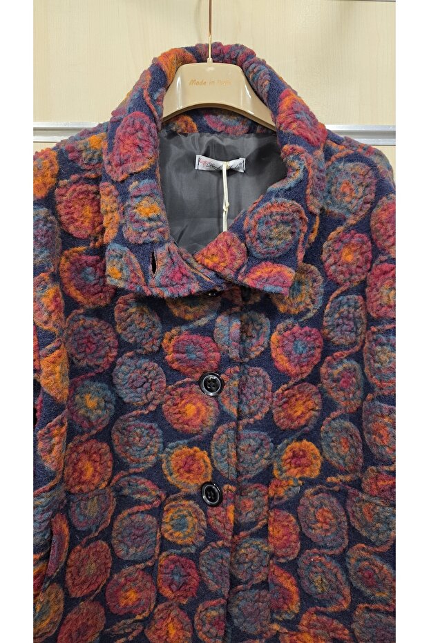 معطف من اللباد بأزرار - 6