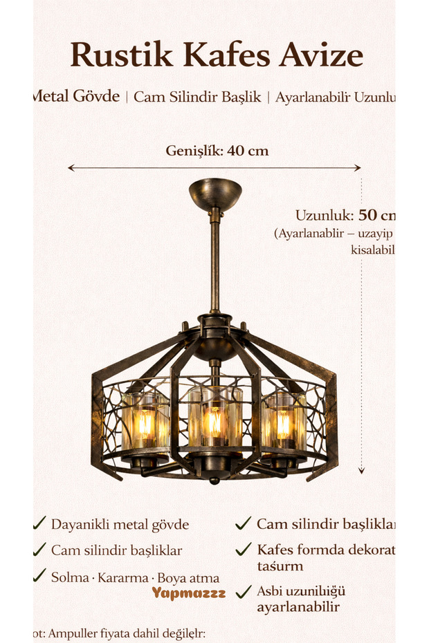Rustik kafes avze - 3