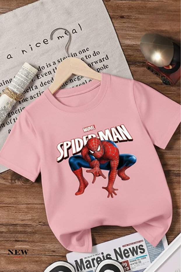 Spider-Man Printed Unisex Children's T-Shirt