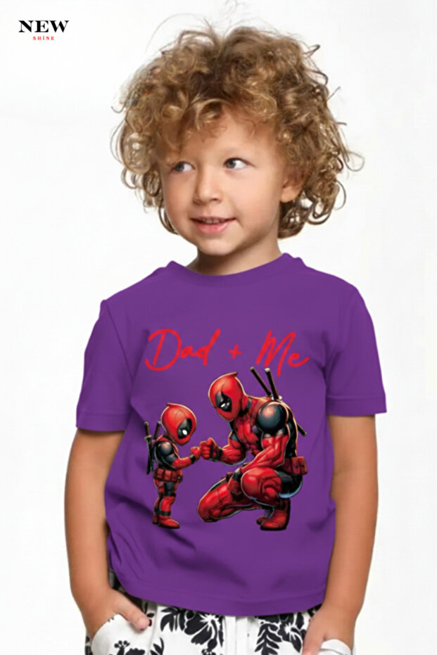Dad Me Printed Unisex Children's T-Shirt