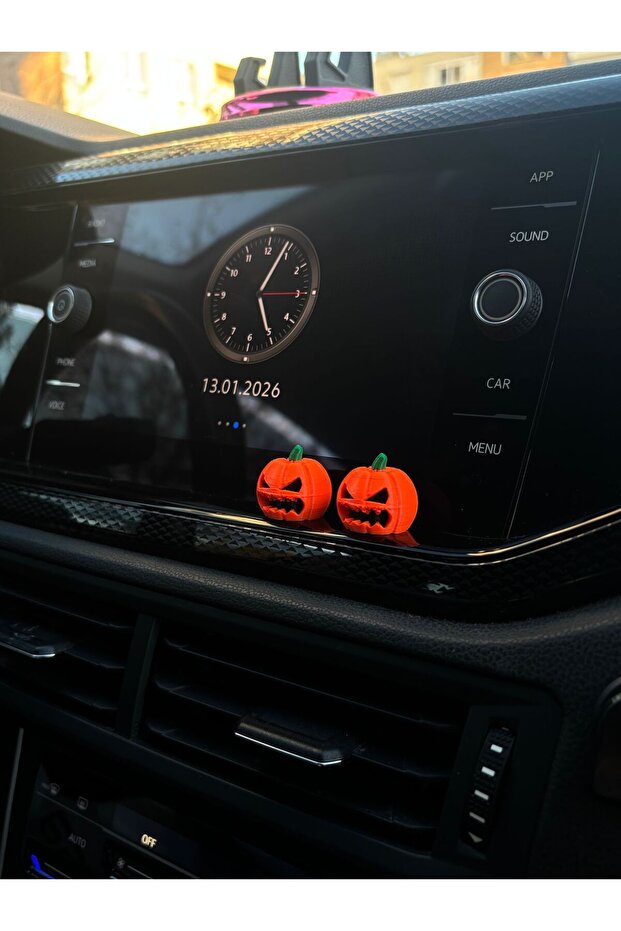 Pumpkin Torpedo Accessory Decoration Self-Adhesive Special Design Car
