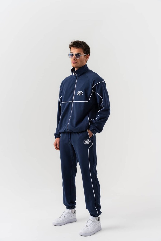 Coreline Zipper Sweatshirt Hoodie and Sweatpants Set