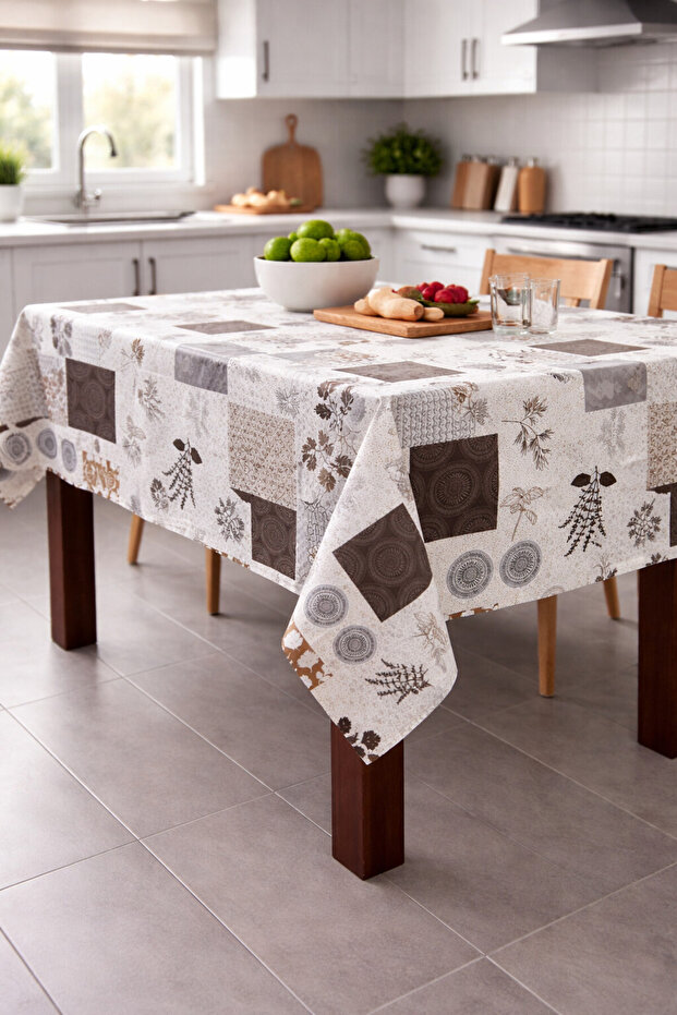 Oilcloth Tablecloth – Waterproof, Stain-Resistant, Easy to Clean Pvc