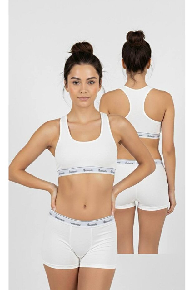 Sports Bustier Suit with Shorts