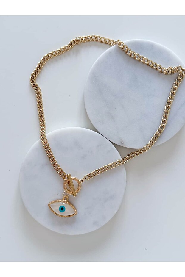 MİNELİ GÖZ KOLYE - 2