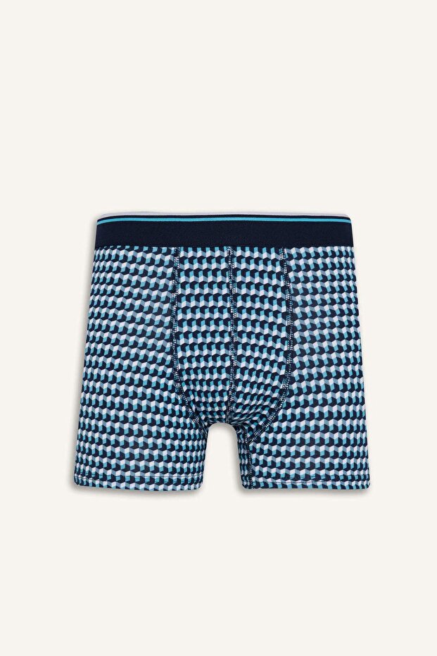 بوكسر مقاس عادي مطبوع مكون من 3 قطع - 2