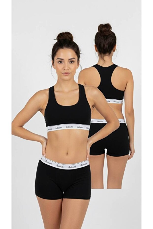 Sports Bustier Suit with Shorts