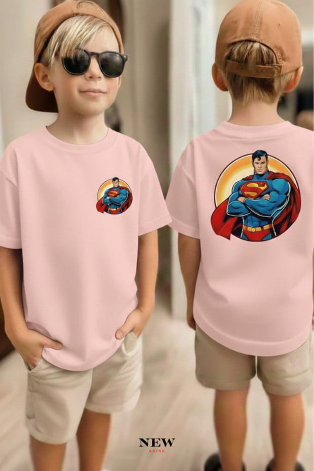 Superman Printed Unisex Children's T-Shirt