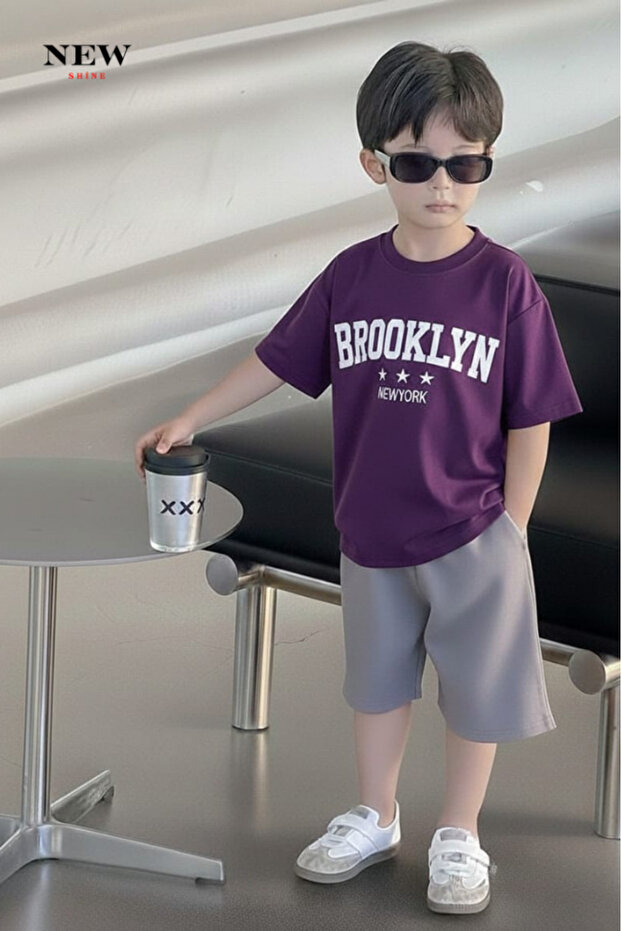 Brooklyn New York Printed Unisex Children's T-Shirt