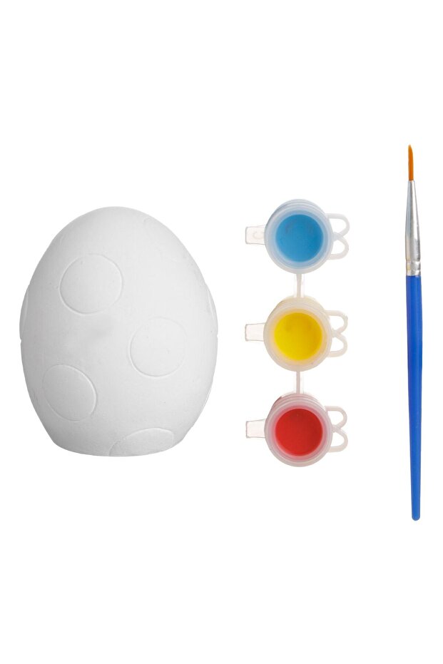 Creative Easter Set "Color a 3D Egg" with Paint & Brush - 2