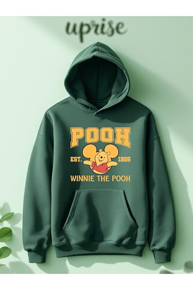 Printed Cotton 3 Thread Fleece-Lined O Oversized Sweatshirt