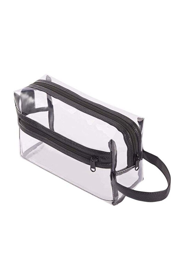 Transparent Waterproof Travel Cosmetic Bag, Portable Makeup Organizer