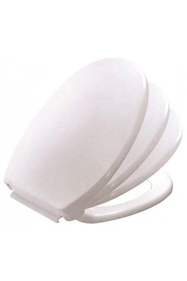 Slow-Closing Toilet Seat with Shock Absorber ()