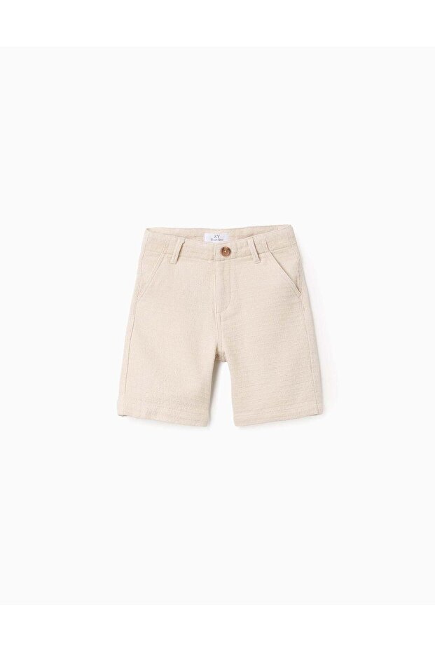 SHORTS DOBBY, WHITE, 8/9