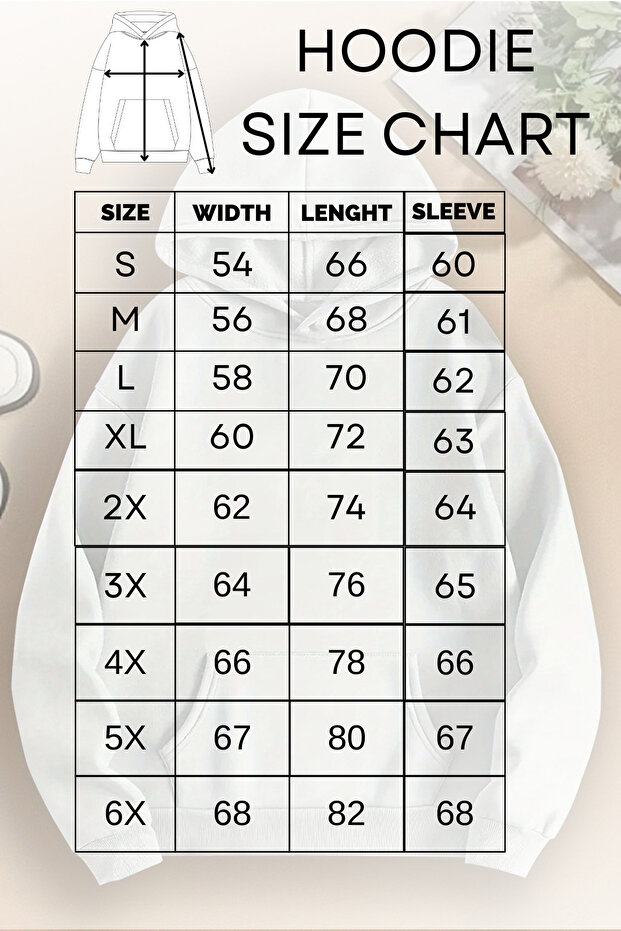 Unisex Los Angeles Baskılı Kapüşonlu Basic Oversize Swetshirt - 6