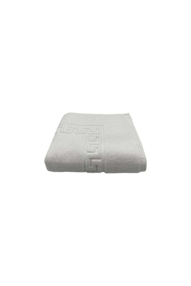 Bath Mat 50 x 80 Cm 1000 Gsm White G Dobby 100% Cotton Highly Absorbent Set of 01 Pc