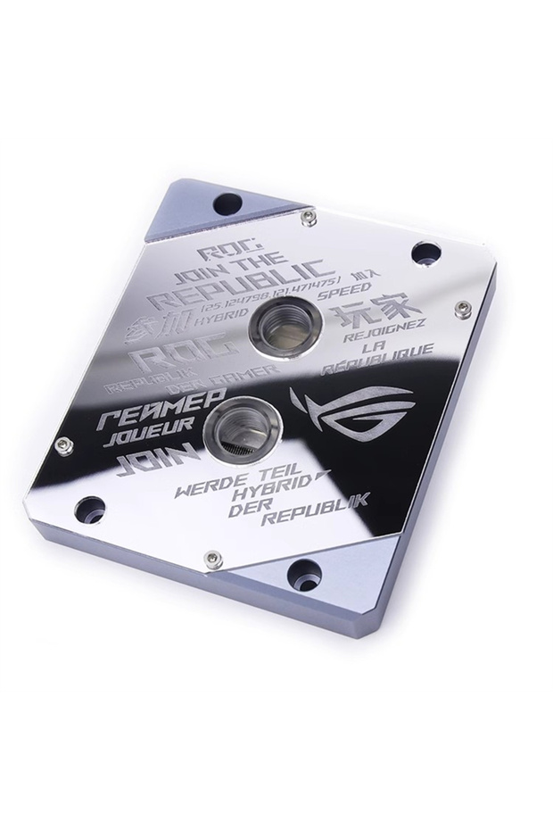 مبرد مائي لوحدة المعالجة المركزية AMD Mirror CPU Water Block 1700 Surface ROG 5V MB RGB SYNC متوافق مع منصات LGA1700 AM4 AM5