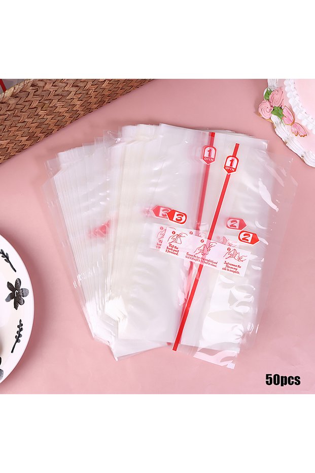 50Pcs 10/50/100Pcs Disposable Double Layers Triangle Rice Ball Packing Bag Nori Seaweed Onigiri Sush