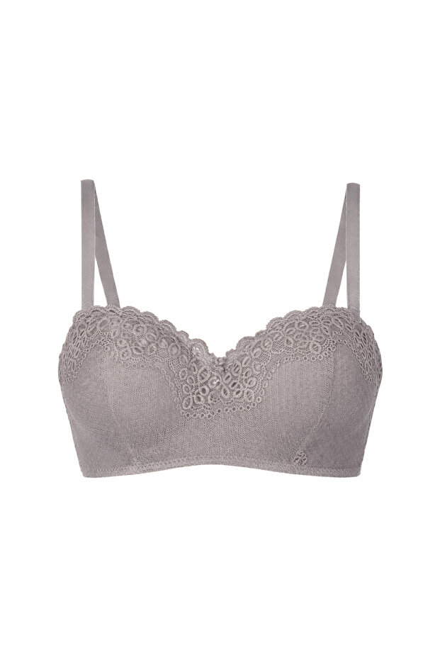 Women's Padded Lace Strapless Bra