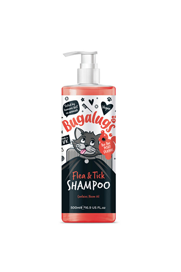 Flea & Tick Cat Shampoo - 500ML