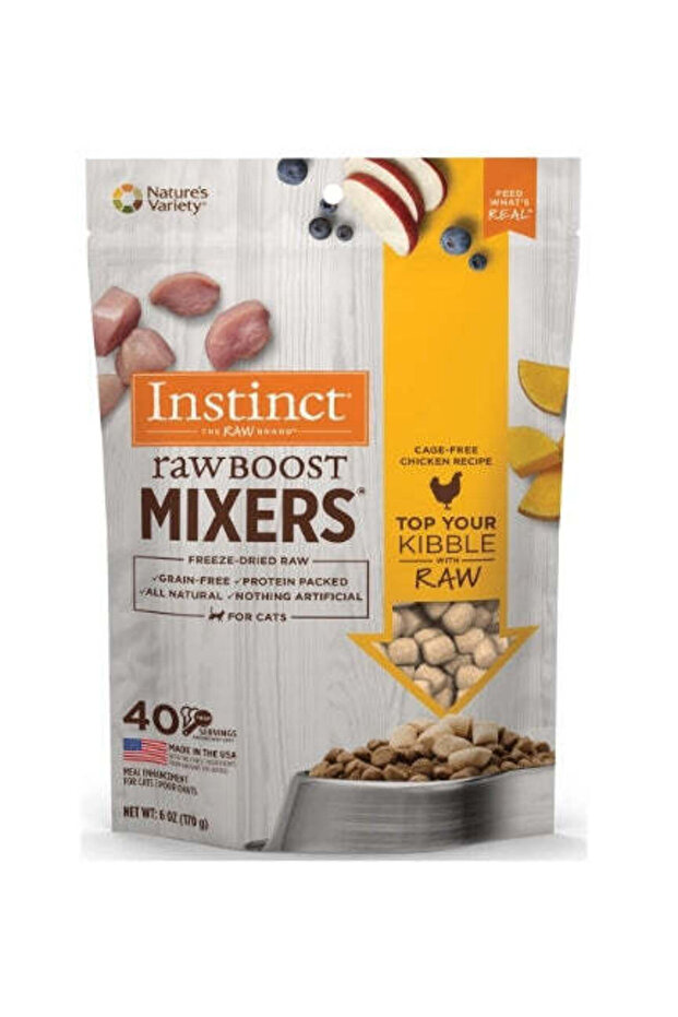Raw Boost Mixers Chicken Freeze Dried Cat Food Topper - 6OZ