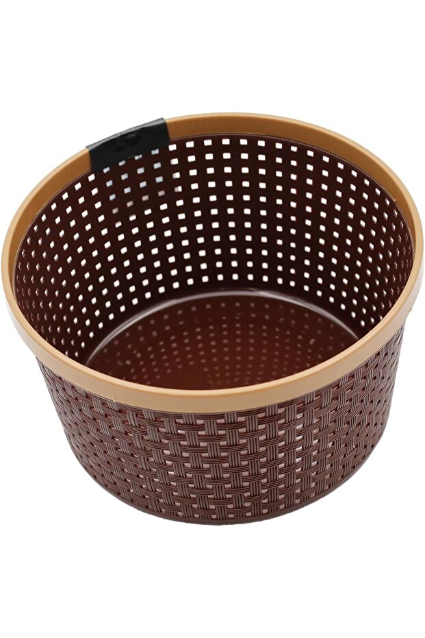 Nakoda Coco Silky Basket | Premium Plastic Storage Basket for Home, Kitchen & Office | Elegant Woven