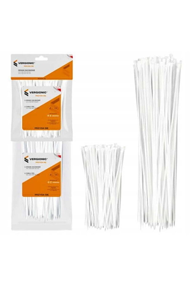 Strong cable ties mix 2 x 100 pcs solid - 2