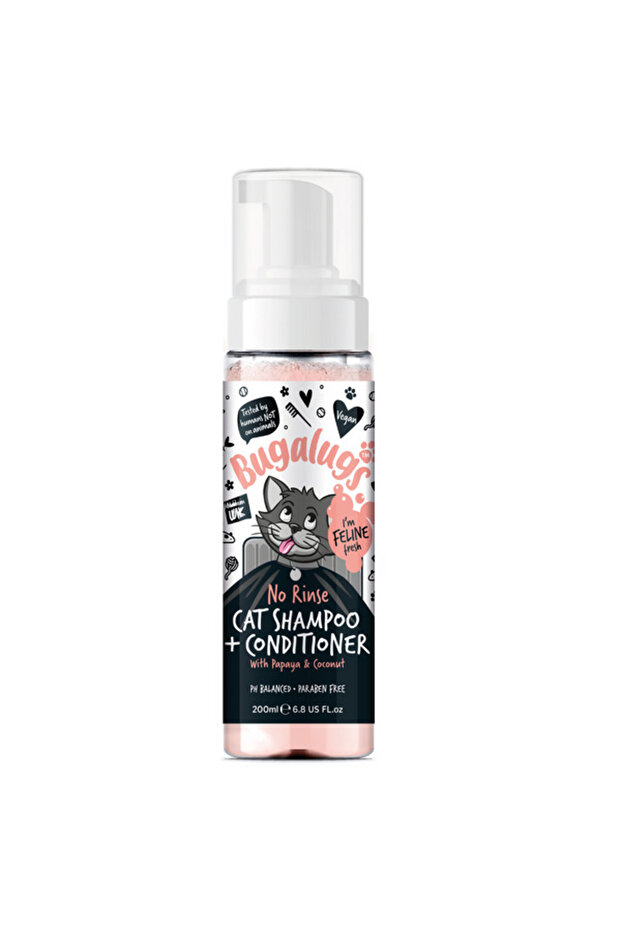Papaya & Coconut No Rinse Cat Shampoo & Conditioner - 200ML