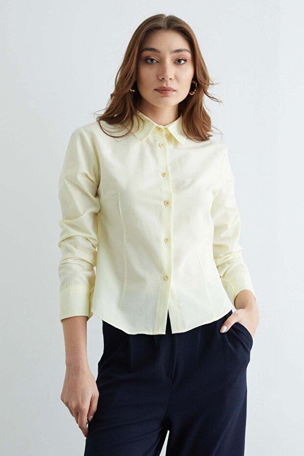 Basic Pensli Slim Fit Gömlek - 6