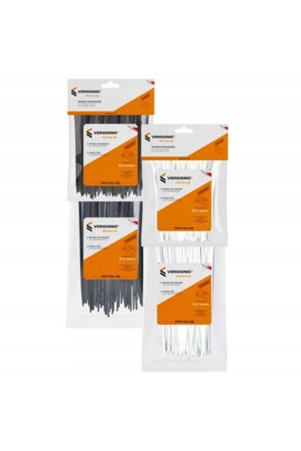 Strong cable ties mix 2 x 100 pcs solid - 9
