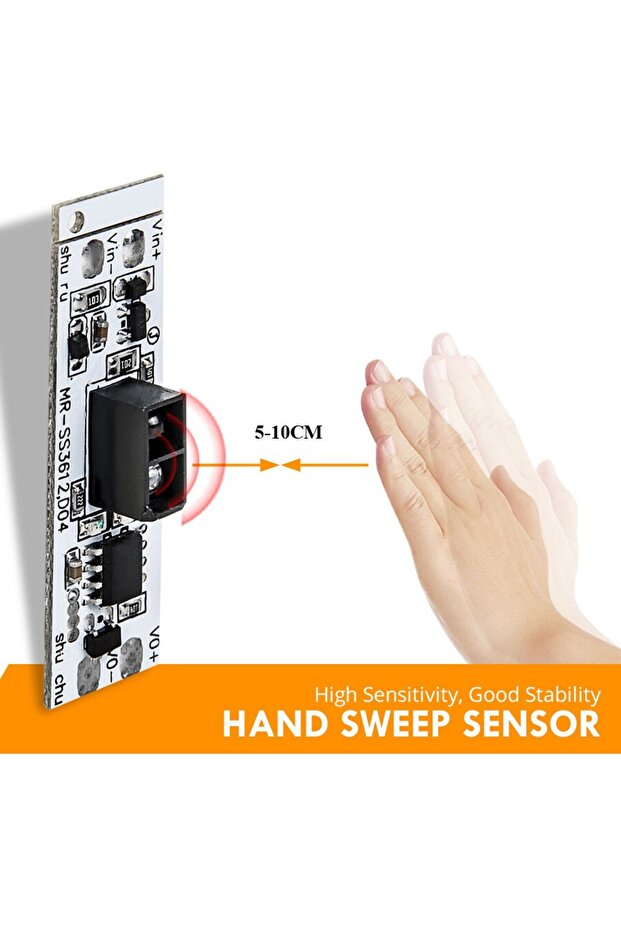 Hand Sweep Sensor Smart Switch Module Sensor Motion Detector Finger Hand Sweep Sensor DC 12V 24V 3A