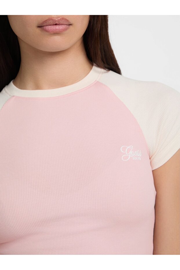 Jeans Ss Raglan Kadın Top - 2