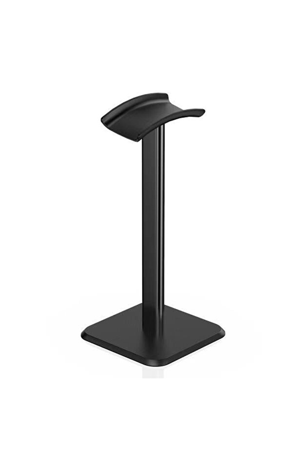 Black Aluminium Alloy Headphone Stand Holder Space Saving Gaming Headset Stand Rack Desktop Organize