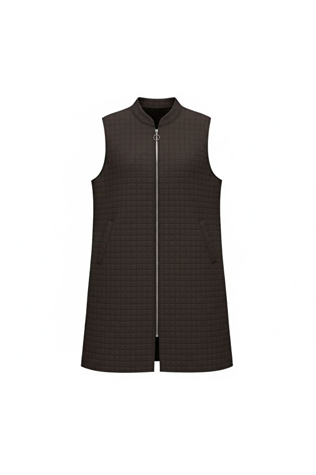 Plus Size Quilted Vest