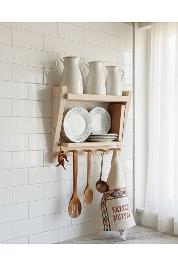 ahşap raf - 1