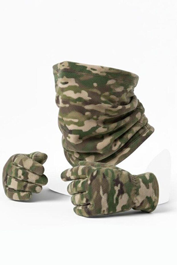 Polar Eldiven & Boyunluk 2’li Set – Multicam - 1