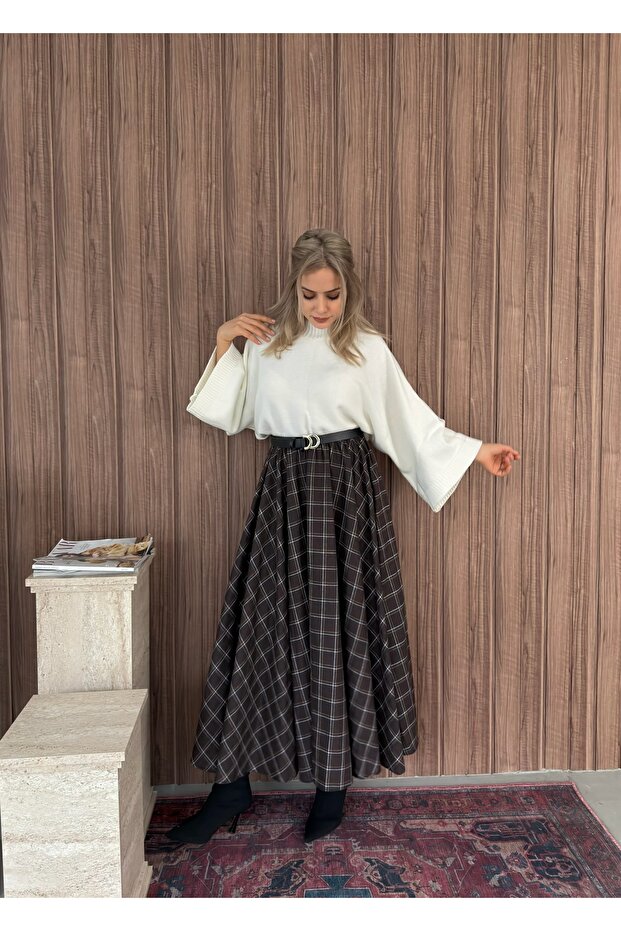 EKOSE LASTİKLİ KIŞLIK ETEK - 2